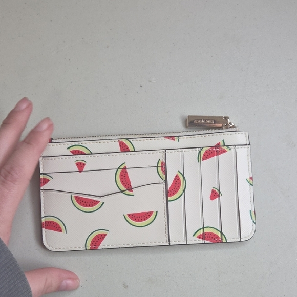 Kate Spade Staci Watermelon Party Slim Card Holder Wallet - Picture 7 of 7
